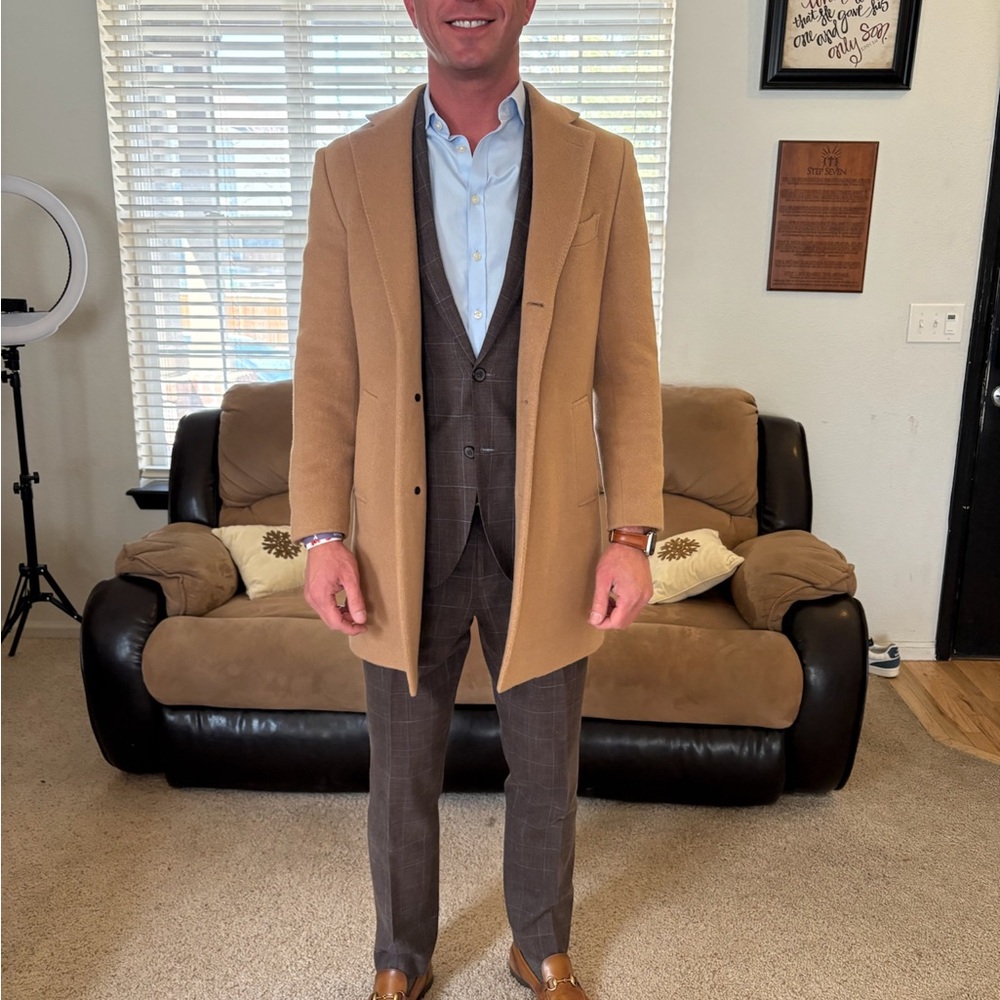 Vicenza Int Camel Overcoat